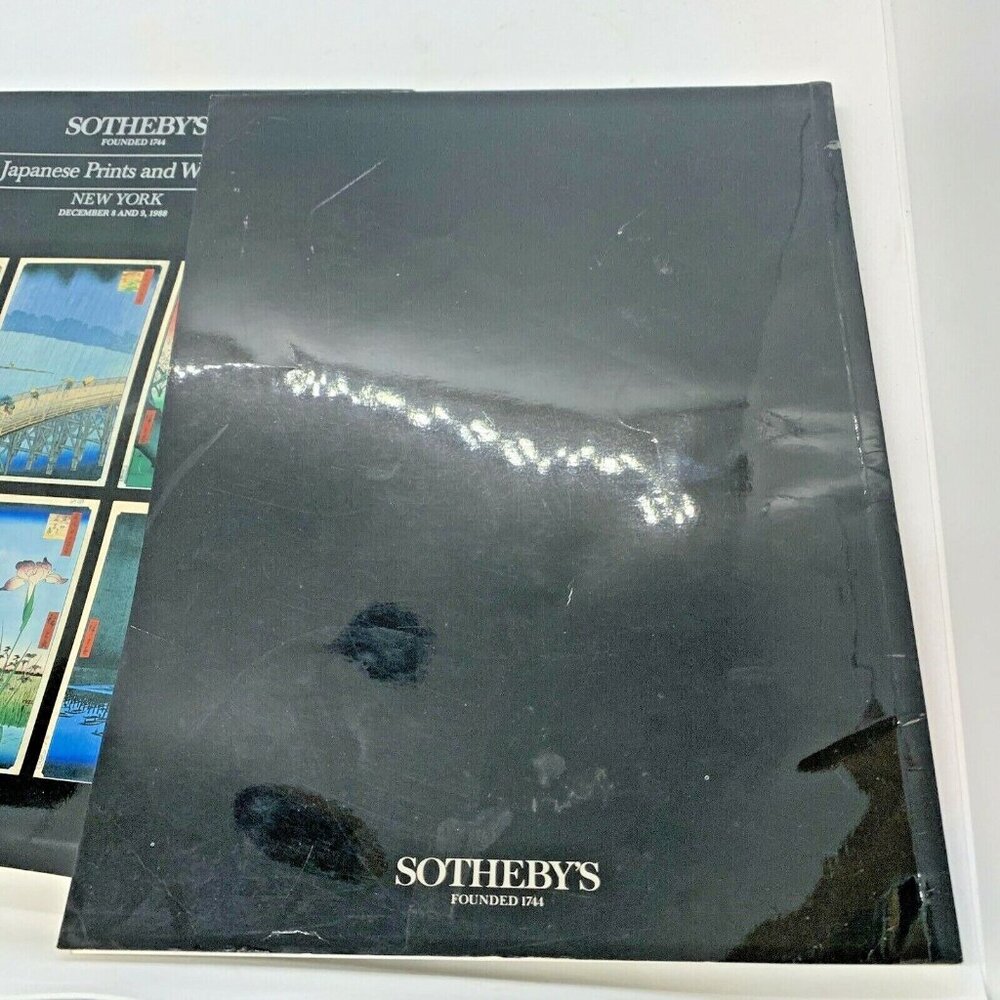 Sotheby’s Fine Japanese Prints Works of Art 1988 Auction Catalogs Set of Two Vin - Picture 4 of 12